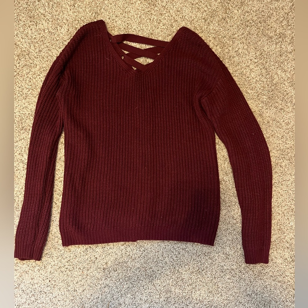 Rue21 criss cross back sweater